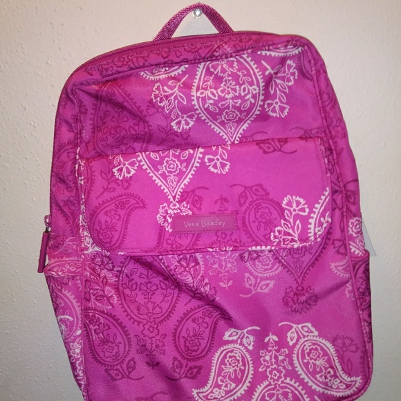 hot pink vera bradley backpack